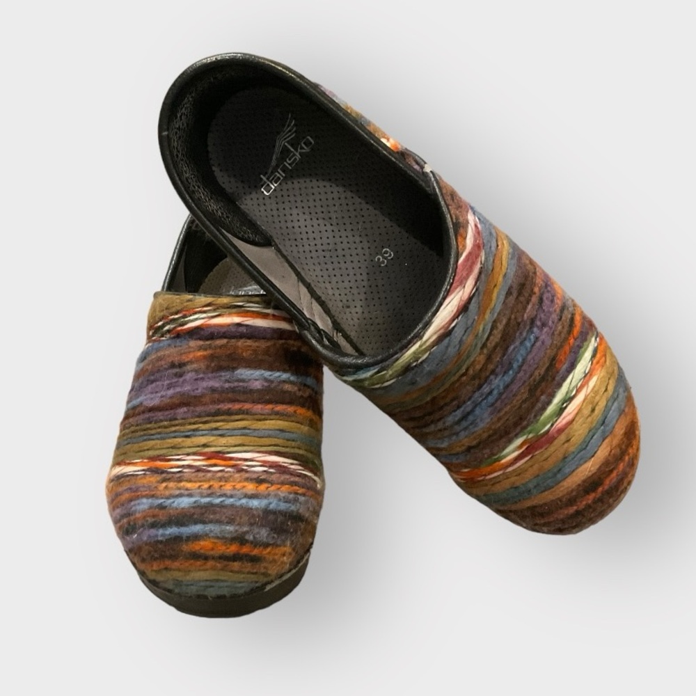Dansko Professional Clogs Multi-color Yarn Style